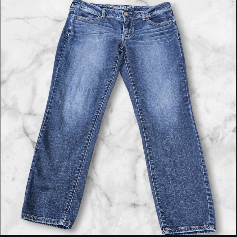 American Eagle Jegging Super Stretch Denim Jeans Short Comfortable (SIZE 12SHORT